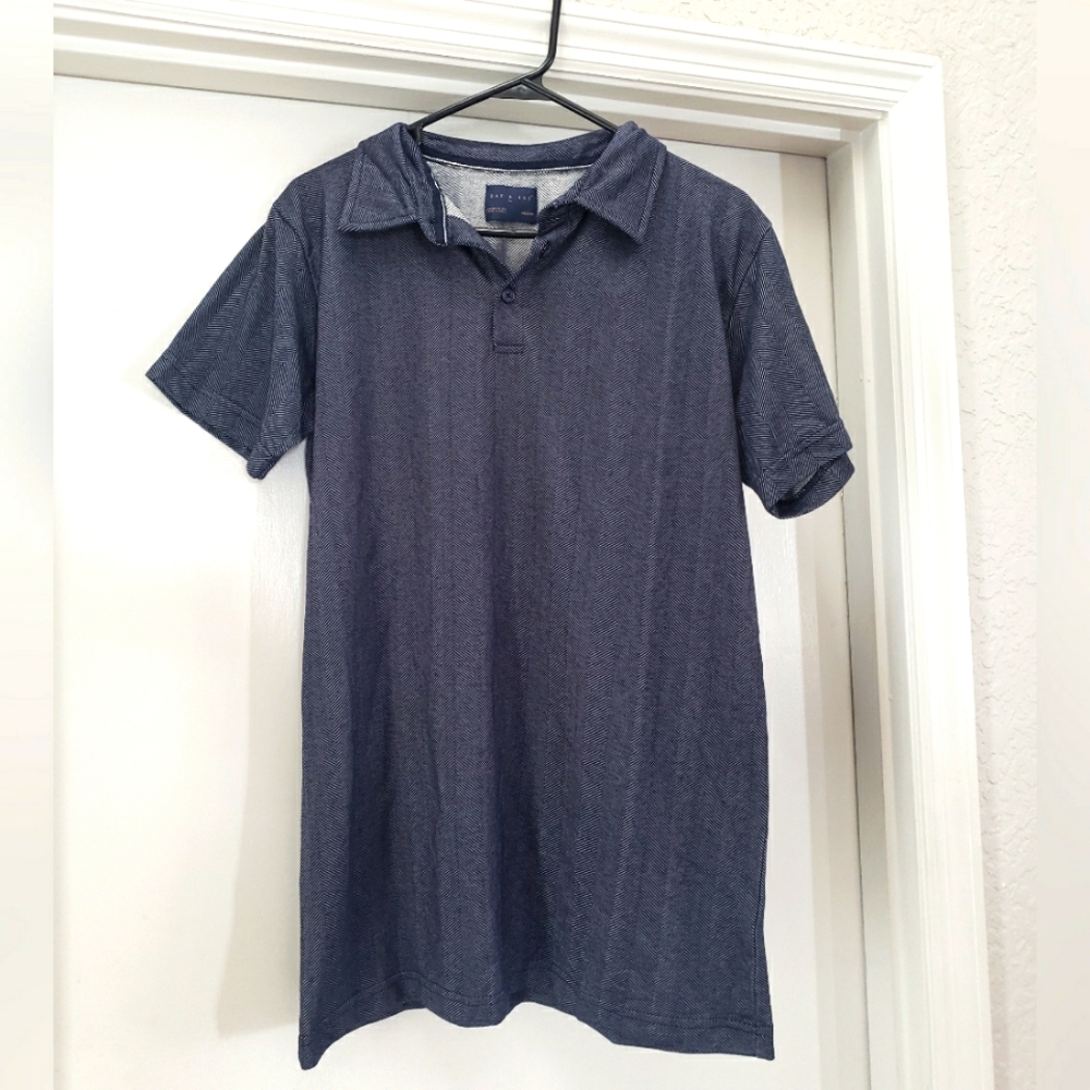 Just In: Brand New Mens Blue Denim Polo style Shirt 👕